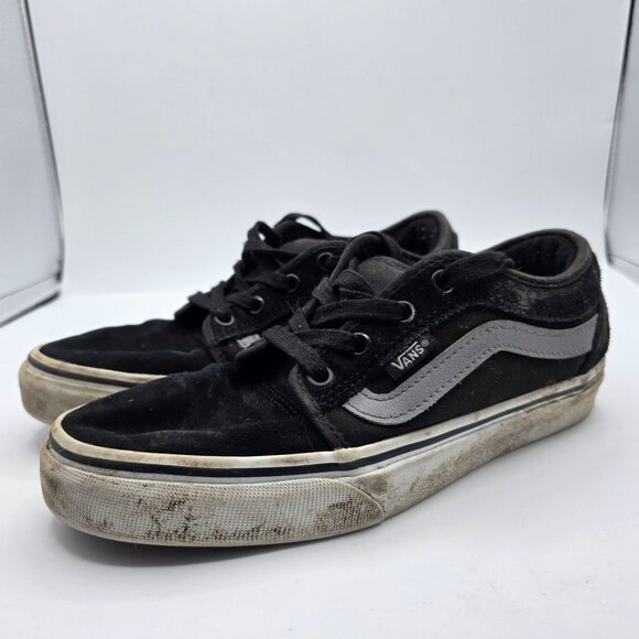 Vans Chukka Low Sidestripe Mens Size 6 Black Sneaker Shoes Casual Walking
